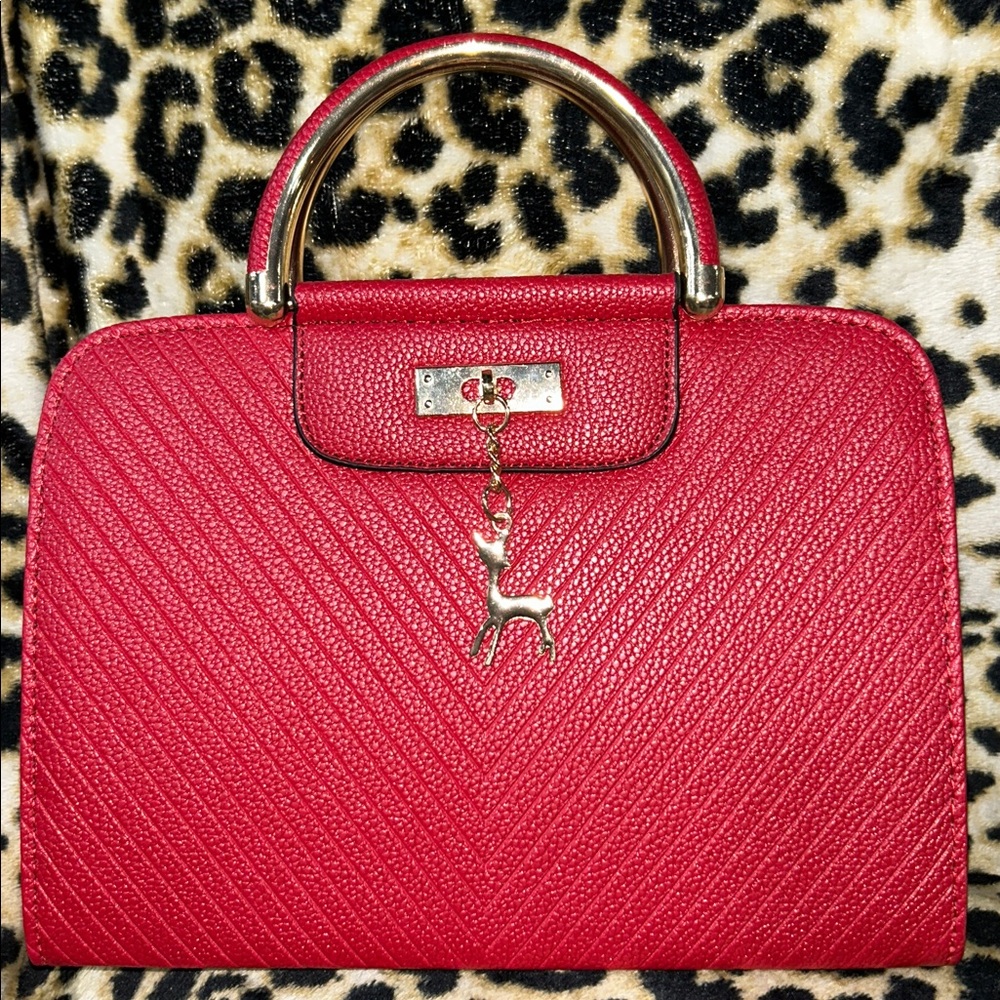 Styli Red Deer Pendant Bag - New